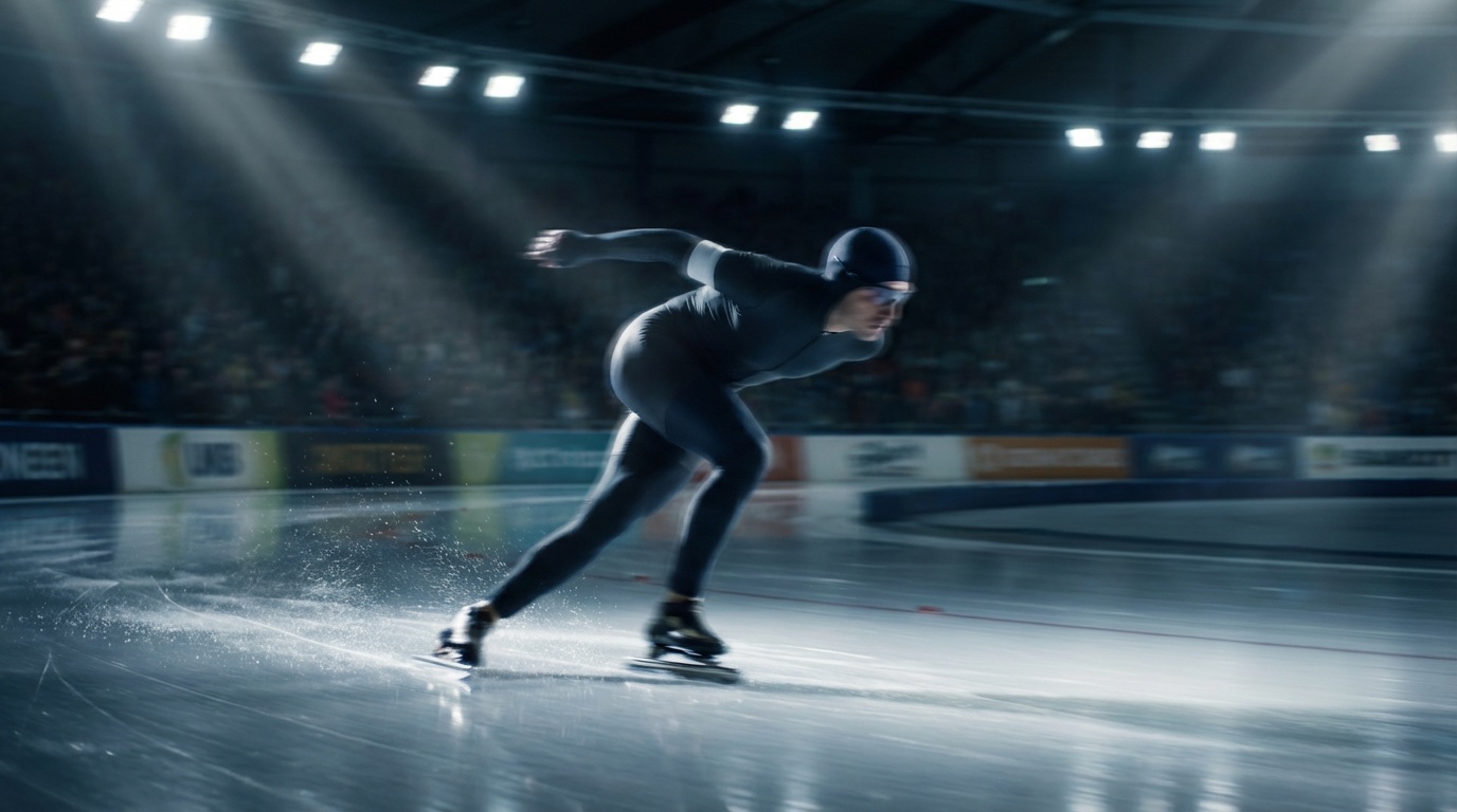 スピードスケート帯同のイメージ